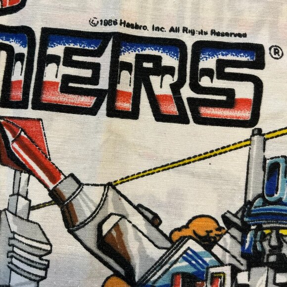 Vintage 1986 Hasbro Transformers GI Optimus Pillow Case - Picture 4 of 6